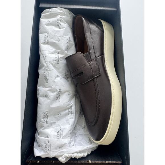 Allen Edmonds Randolph 2.0 Slip-on Sneaker Espresso Leather Size 8.5 D